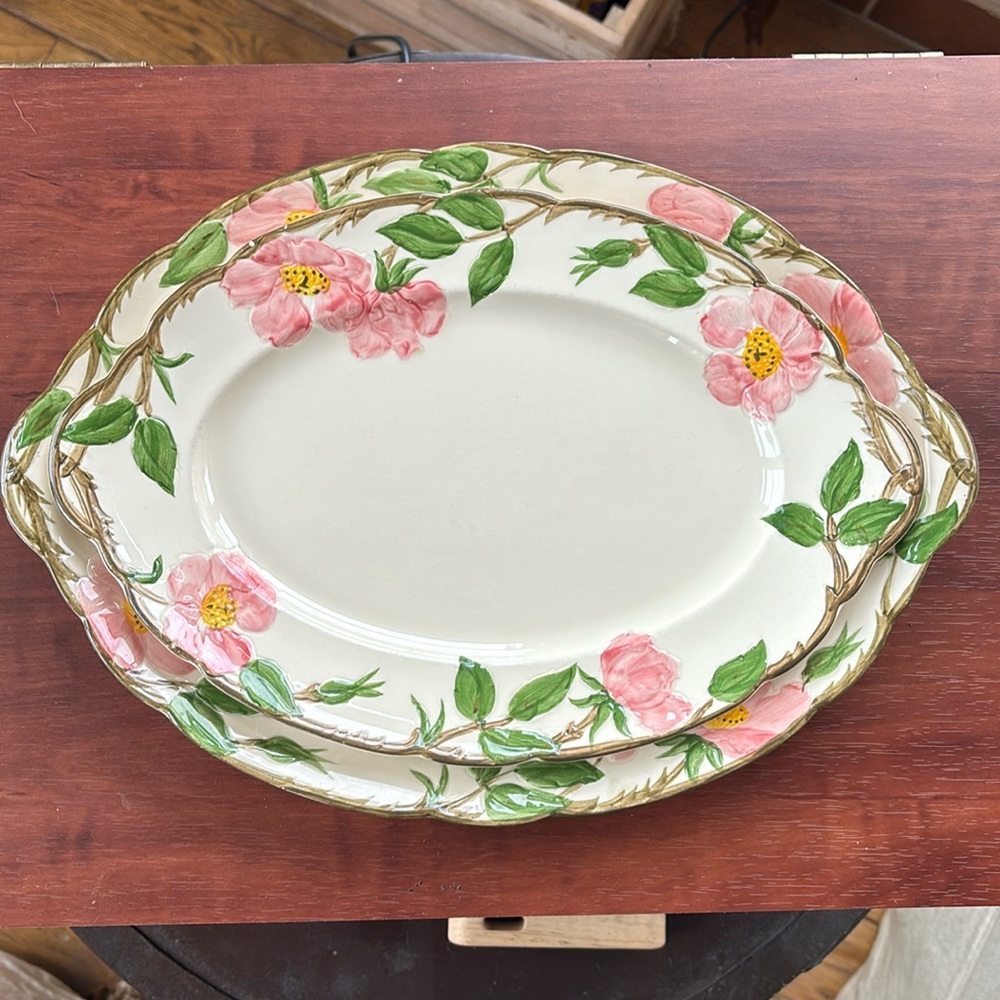 Vintage Franciscan Desert Rose Plates